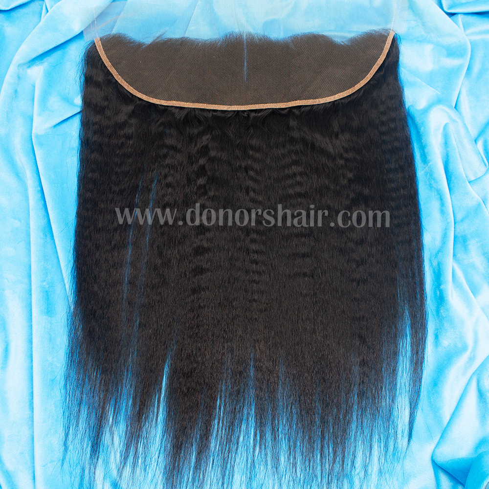 Donors Mink Kinky Straigh 13x4 Frontal