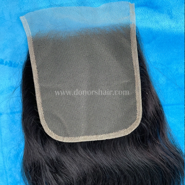 Donors Raw Hair Indian Wavy 5x5 Transparent Lace Closure