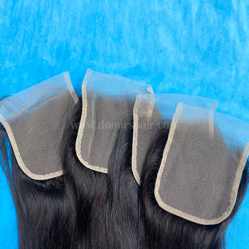 Donors Mink Straight Hair 5x5 Transparent Lace Closure