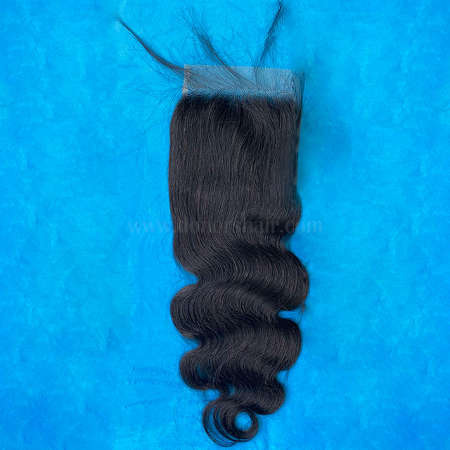 Donors Body Wave Mink Hair 5x5 Transparent Lace Closure