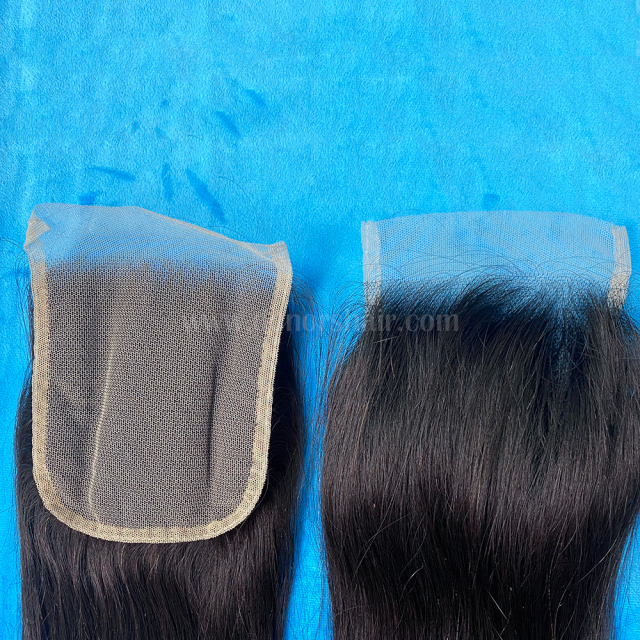 Donors Mink Straight Hair 5x5 Transparent Lace Closure