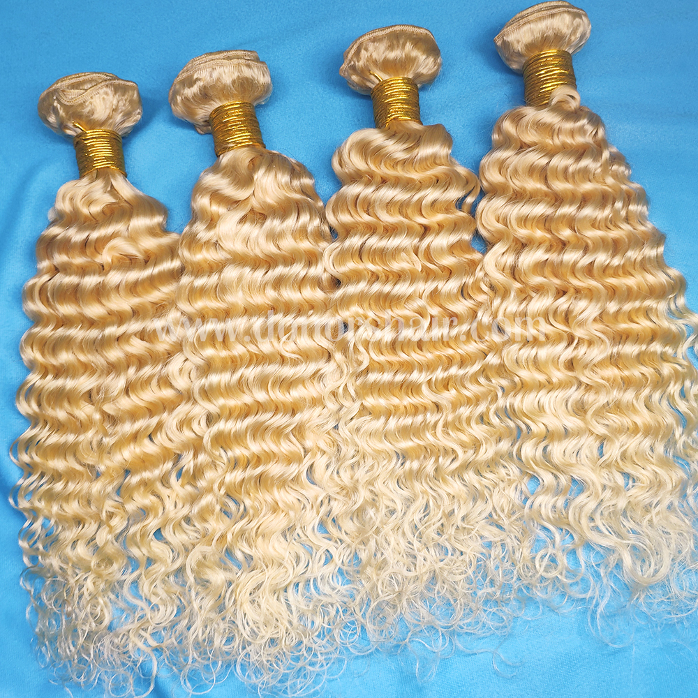 Donors #613 Blonde Deep Wave Virgin Hair Bundle
