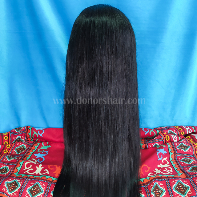 Donors Straight 13x4 Transparent Lace Frontal Pre-made Wig