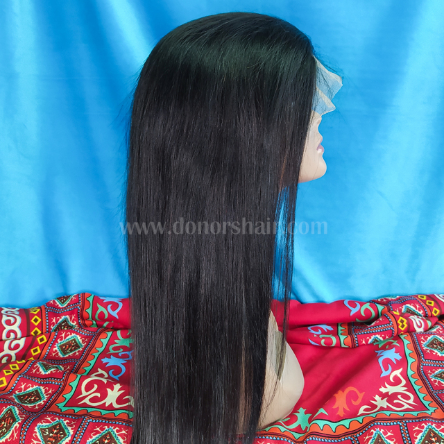 Donors Straight 13x4 Transparent Lace Frontal Pre-made Wig