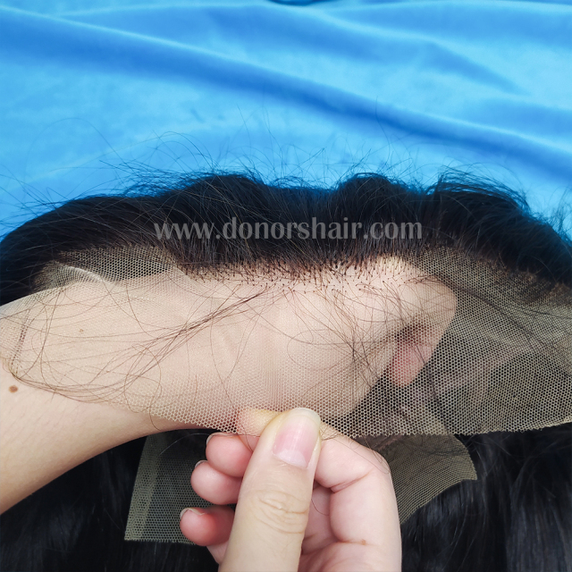 Donors Straight 13x4 Transparent Lace Frontal Pre-made Wig