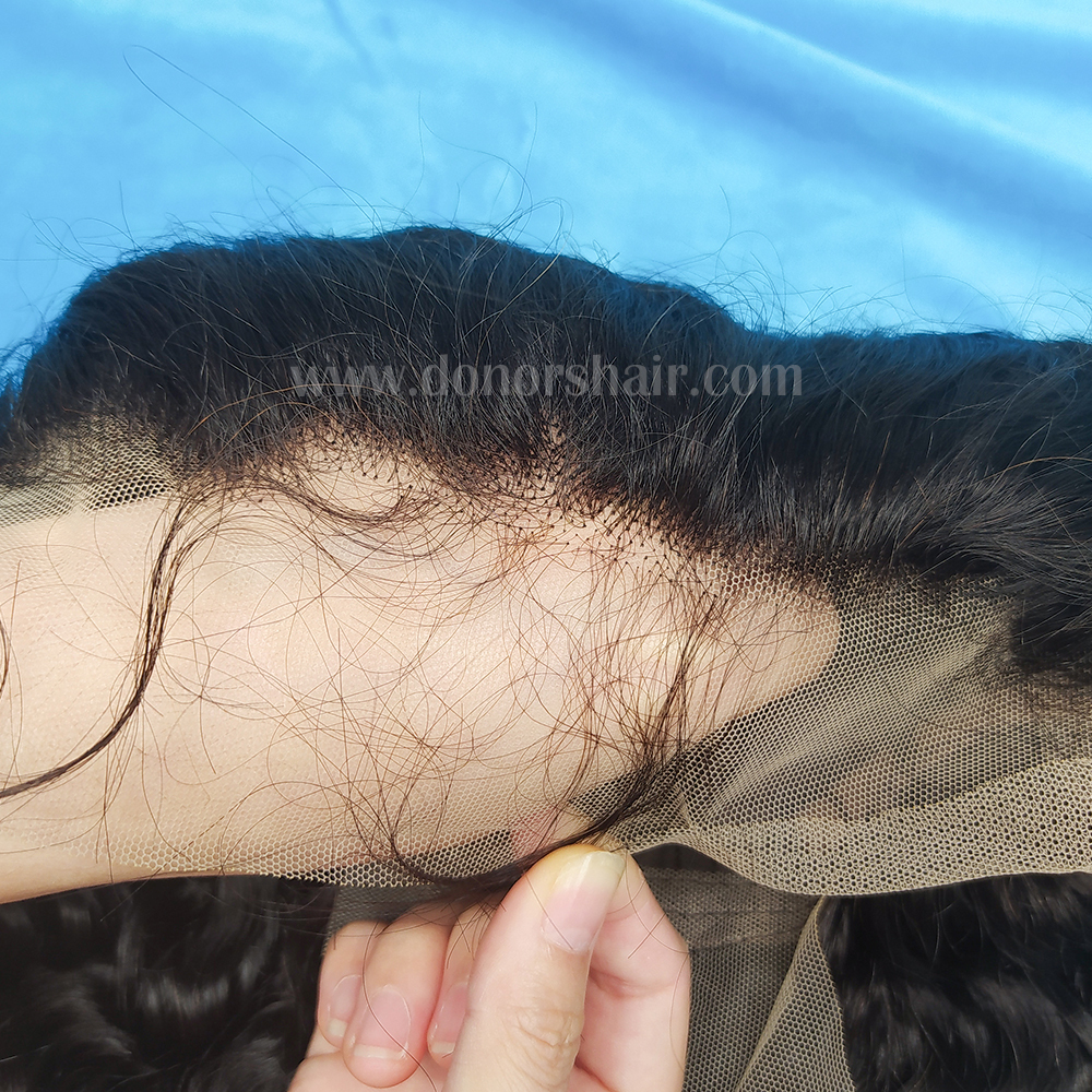 Donors Water Wave 13x4 Transparent Lace Frontal Pre-made Wig