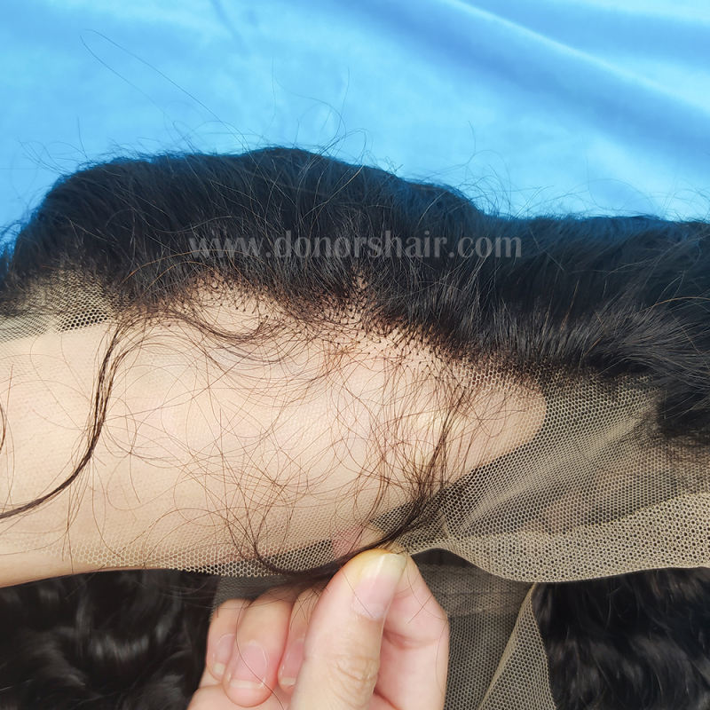 Donors Water Wave 13x4 Transparent Lace Frontal Pre-made Wig