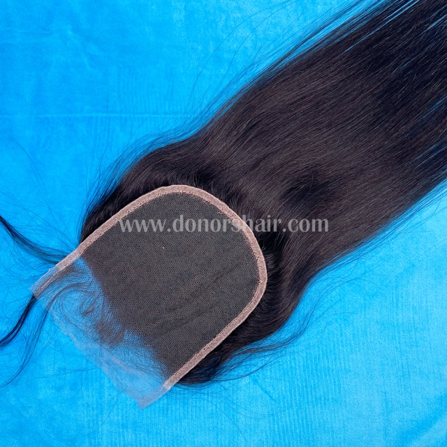 Donors Mink Straight Hair 5x5 HD Lace Closure