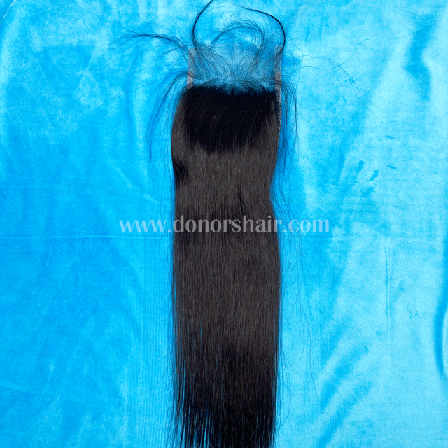 Donors Mink Straight Hair 4x4 HD Lace Closure