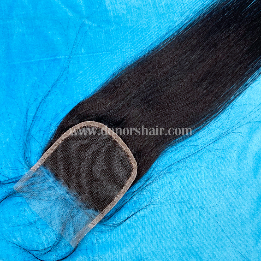 Donors Mink Straight Hair 4x4 HD Lace Closure