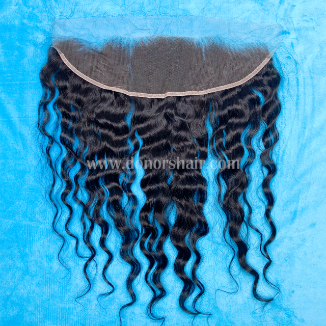 Donors Cambodian Wavy Raw Hair 13x4 HD Lace Frontal