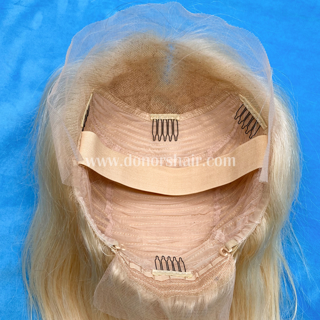 Donors #613 Blonde Straight Bob Frontal Transparent Lace Wig