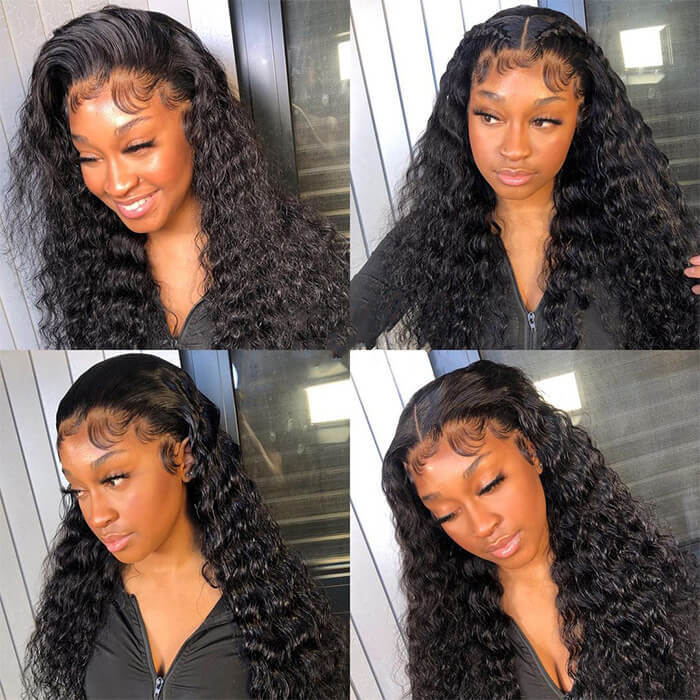 Donors 13*4 Lace Front HD Lace Wigs Deep Wave 5*5/4*4 Transparent Closure Wigs