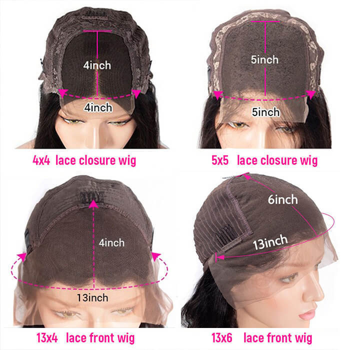 Donors 13*4 Lace Front HD Lace Wigs Deep Wave 5*5/4*4 Transparent Closure Wigs