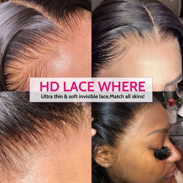 Donors13×4 13×6 HD Lace Wig Body Wave Human Hair 180% Density