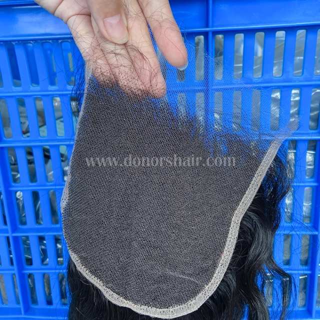 Donors  Raw Hair Cambodian Wavy  5x5 HD Lace Closure