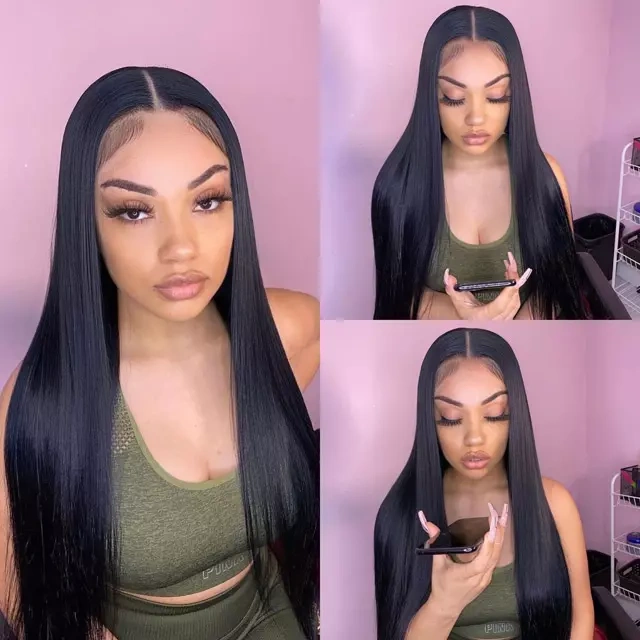 Donors Raw Hair Straight 13x4 Transparent Lace Frontal