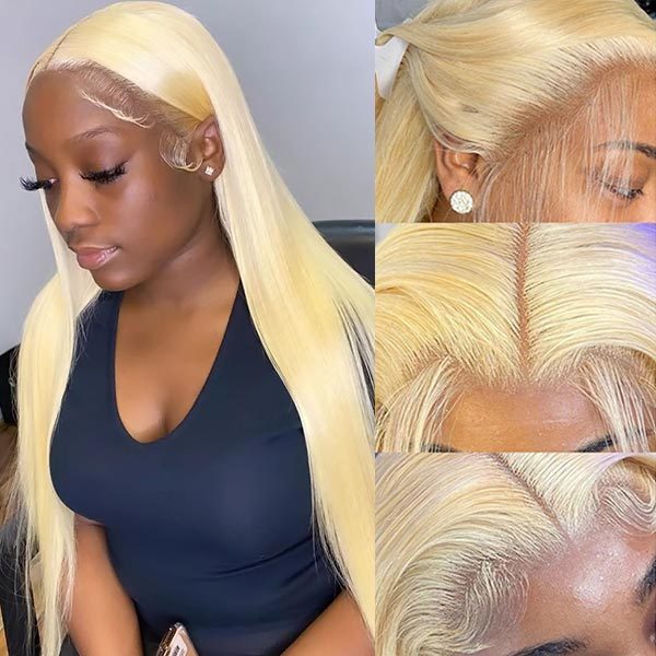 Donors #613 Blonde Body Wave Transparent Lace Frontal Pre-made Wig