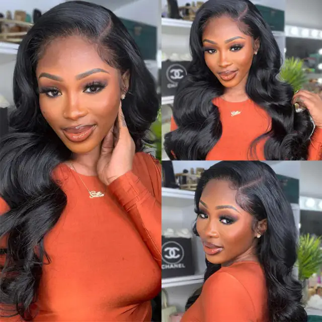 Donors Body Wave 13x6 Frontal Transparent Lace Pre-made Wig