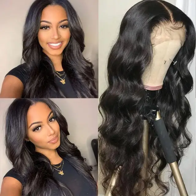 Donors Body Wave 13x6 Frontal Transparent Lace Pre-made Wig