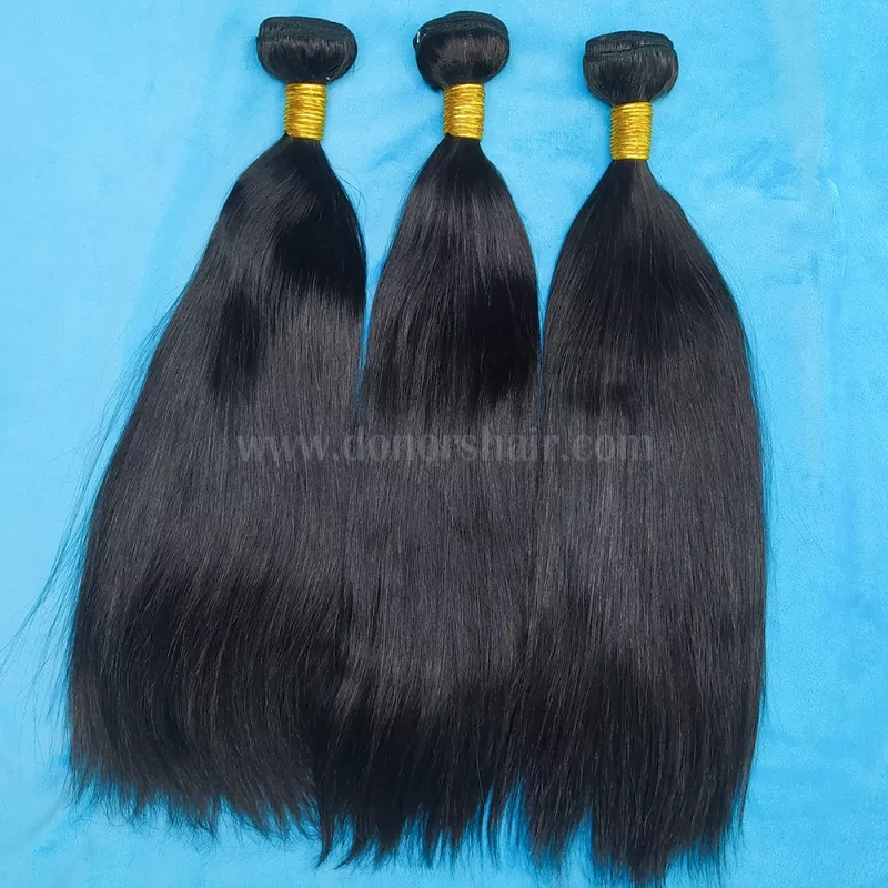 Donors 12A Mink Straight Hair  Unprocessed Human Hair 3 Bundles Deal