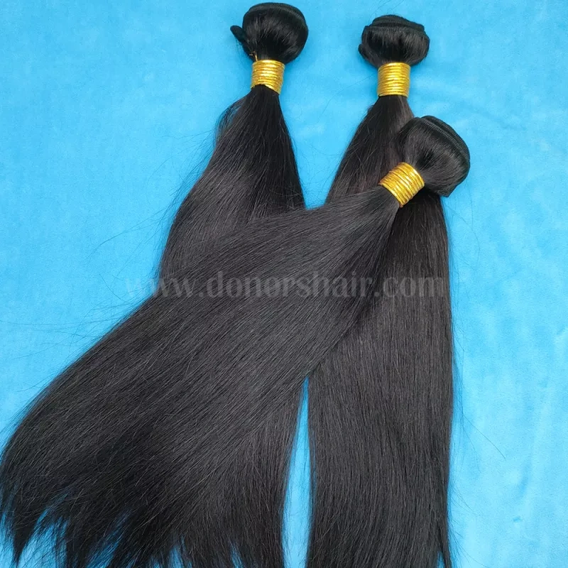 Donors 12A Mink Straight Hair  Unprocessed Human Hair 3 Bundles Deal