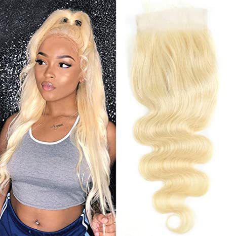 Donors Blonde #613 Color Body Wave 5x5 HD Lace Closure