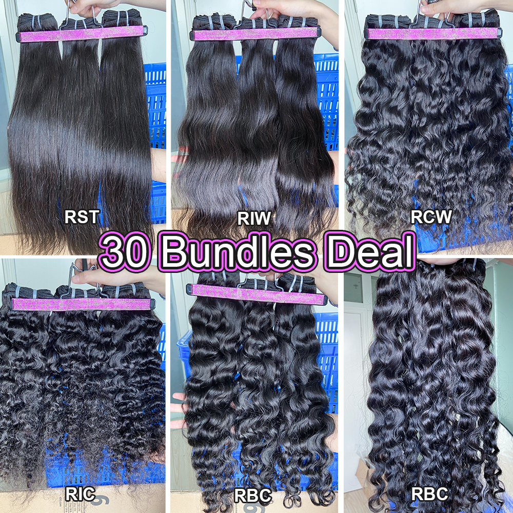 Donors Best Wholesale 100% Raw Hair 30 Bundles Deal Free Shipping