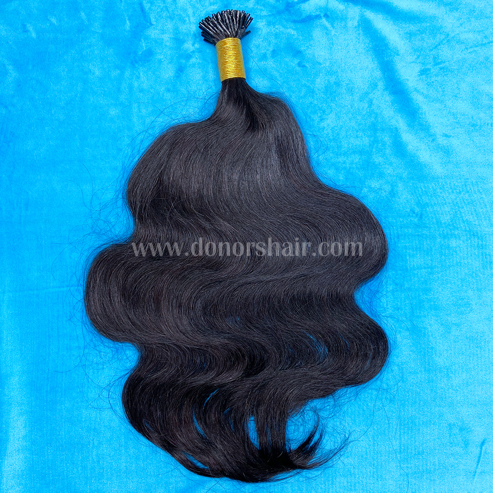 Donors Best  I Tip High Quality Mink Hair Extension 12 Packs Free Shipping