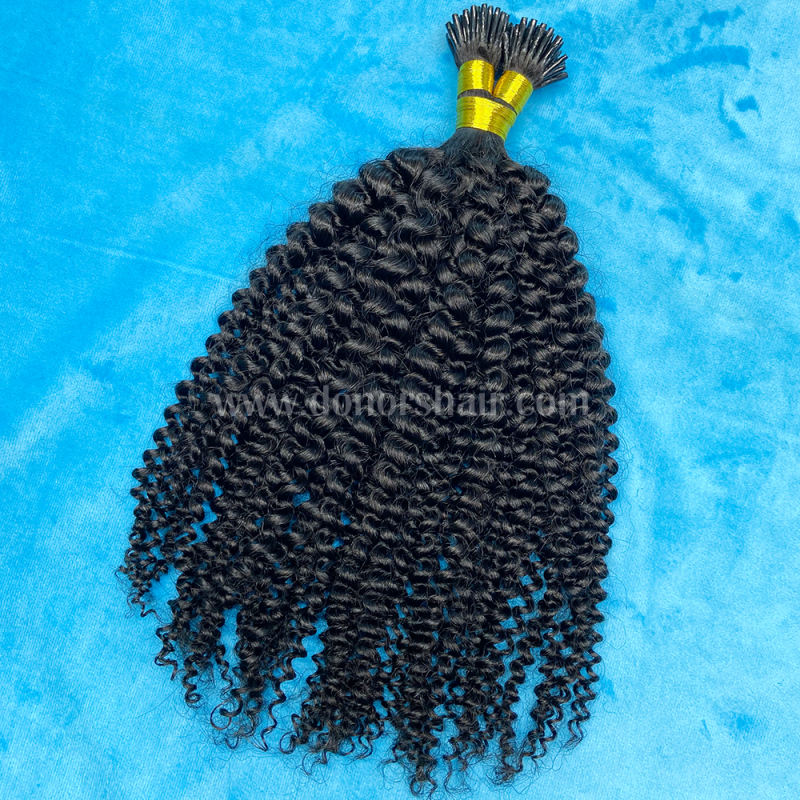 Donors Affordable Mink Hair I Tip Hair Extension 4 Packs Free Shipping