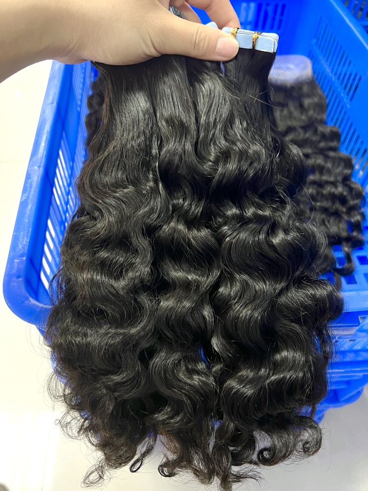 Donors Best Wholesale Tape Ins Raw Hair Extension 4 Packs Free Shipping