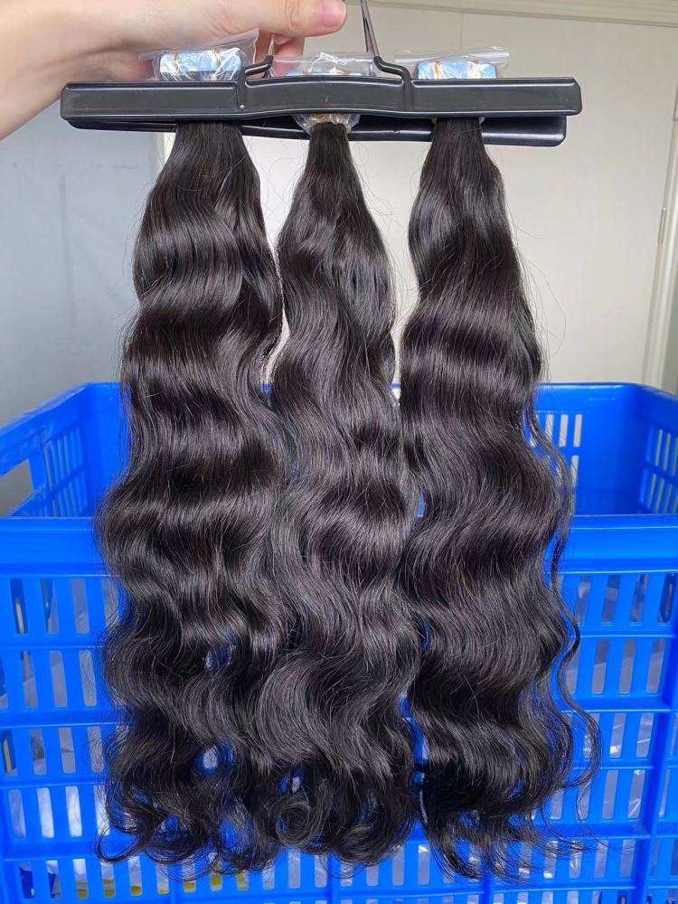Donors High Quality Raw Hair Tape Ins Extension 6 Packs Free Shipping