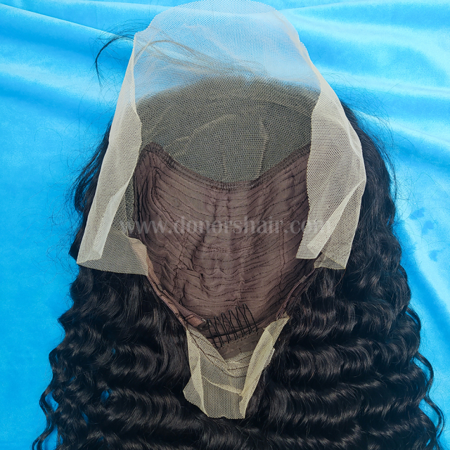 Donors Mink Curly Hair 13x4 Transparent Lace Frontal Customize Wig