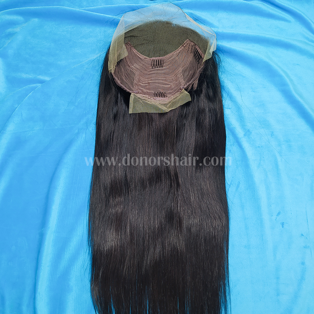 Donors Mink Straight Hair 13x4 Transparent Lace Frontal Customize Wig