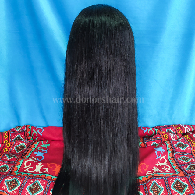 Donors Mink Hair 4x4 Straight Transparent Lace Closure Customize Wig