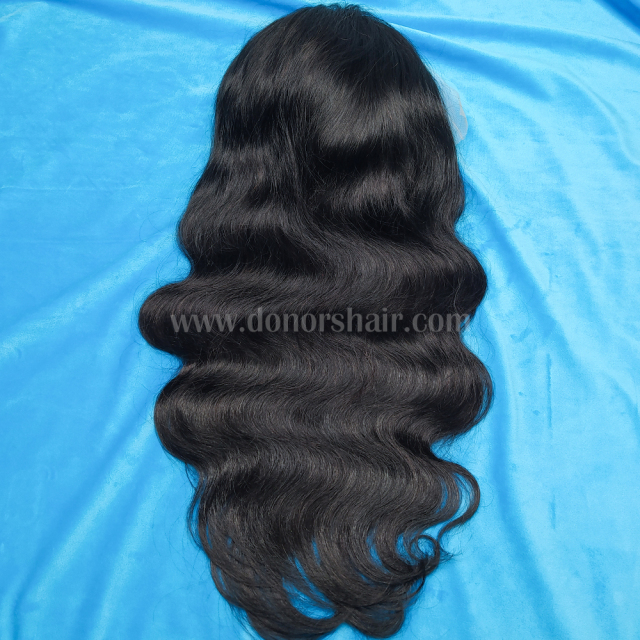 Donors Mink Hair 4x4 Body Wave Transparent Lace Closure Customize Wig