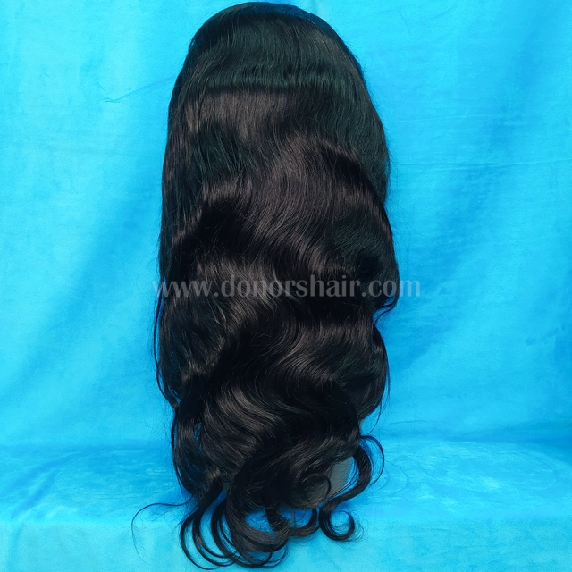 Donors Body Wave Mink Hair 13x4 Transparent Lace Frontal Customize Wig