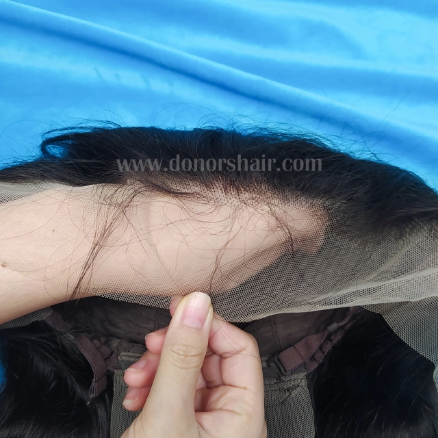 Donors Body Wave Mink Hair 13x4 Transparent Lace Frontal Customize Wig