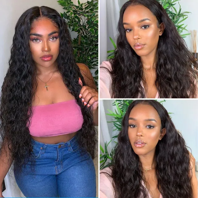 Donors Mink Hair Water Wave 5x5 HD Lace Closure Customize Wig