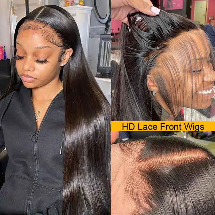 Donors Mink Straight Hair 13x4 HD Lace Frontal Customize Wig