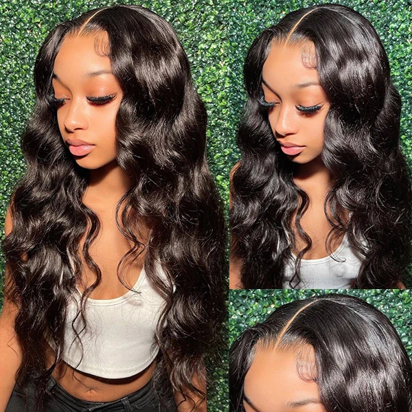 Donors Mink Hair Body Wave 4x4 HD Lace Closure Customize Wig