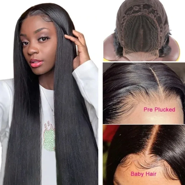 Donors Mink Hair Straight 5x5 HD Lace Closure Customize Wig
