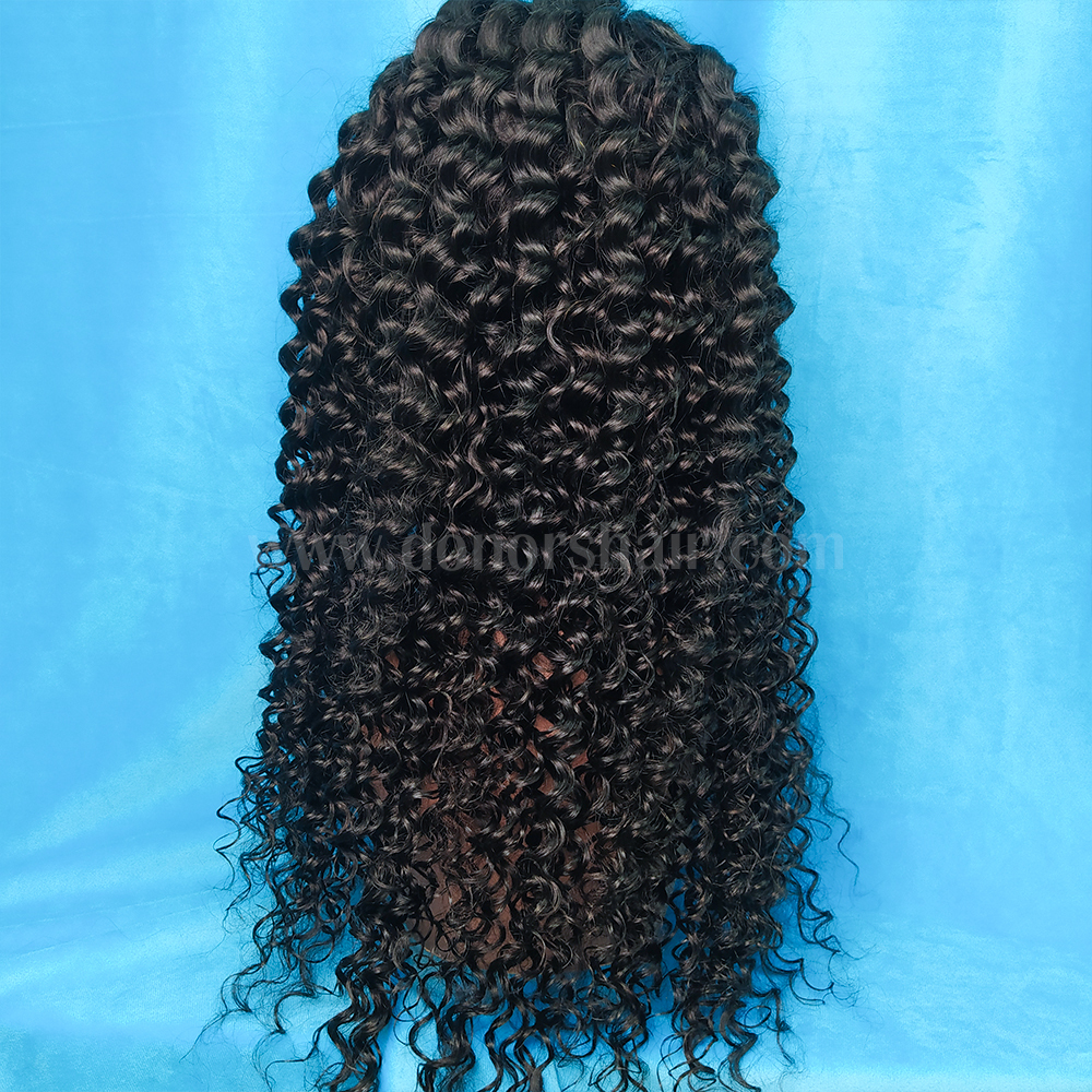 Donors Deep Wave Mink Hair 13x4 HD Lace Frontal Customize Wig