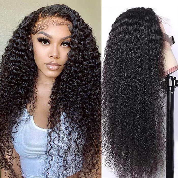 Donors Affordable Mink Hair 13x4 Transparent Lace Frontal Wig 6 Pcs Free Shipping
