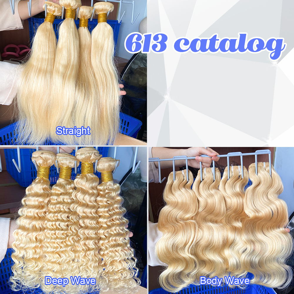 Donors Wholesale 60 Bundles Deal #613 Blonde Color 100% Virgin Hair Free Shipping