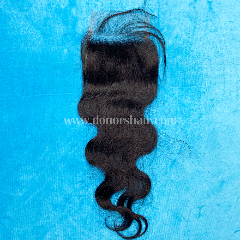 Donors High Quality Mink Hair 4x4 HD Lace Closure 4 Pcs Deal Free Shipping