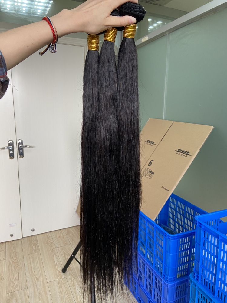 Donors 12A Mink Hair Unprocessed Straight Single Hair Bundle