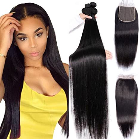 Donors Best Mink Straight Hair with 4x4 Transparent Lace Closure