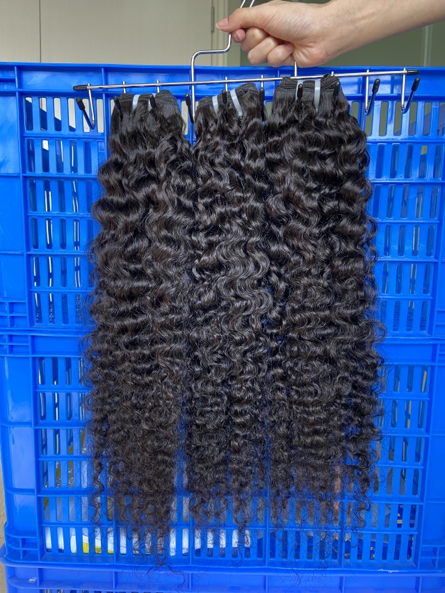 Donors Best Raw Hair Indian Curly with 13x4 Transparent Lace Frontal