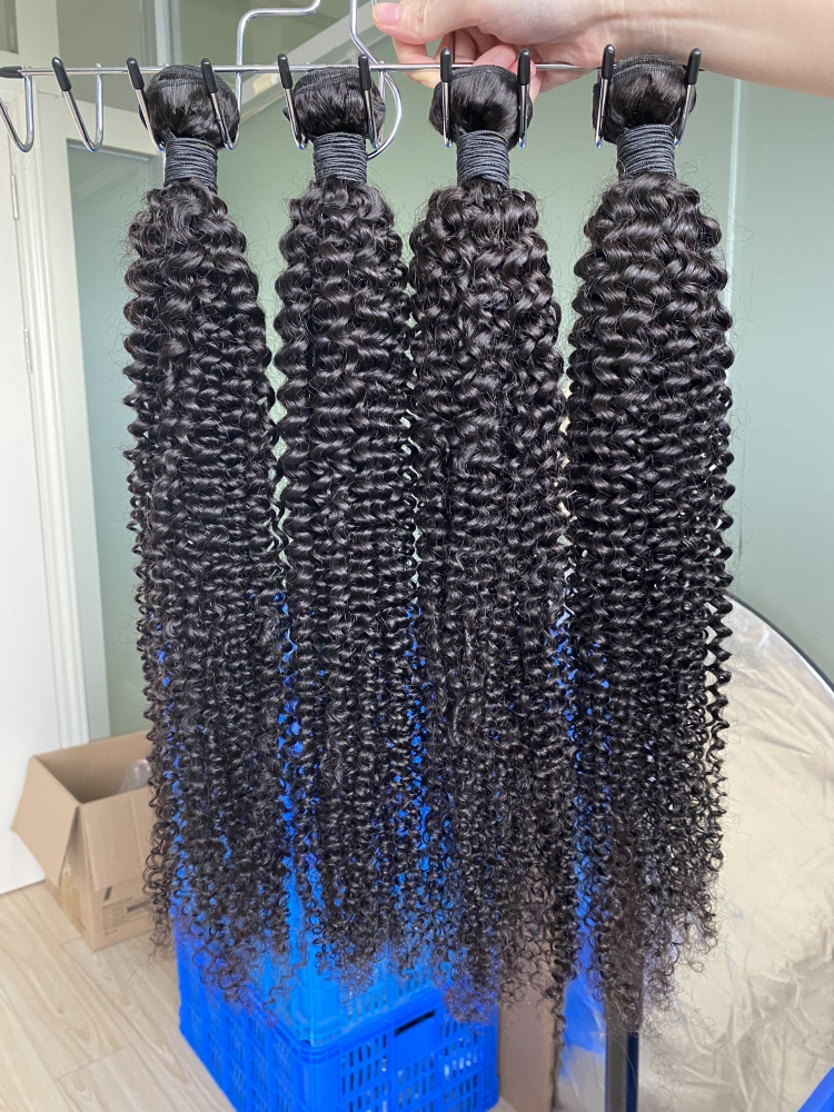 Donors 100% Mink Hair Jerry Curly with 13x4 Transparent Lace Frontal
